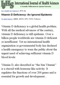 Vitamin D